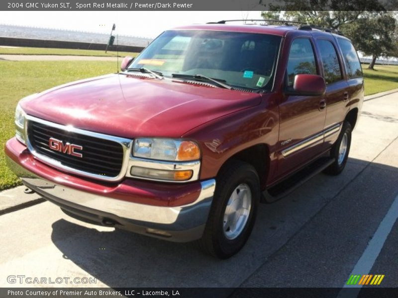 Sport Red Metallic / Pewter/Dark Pewter 2004 GMC Yukon SLT