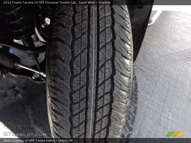 Super White / Graphite 2013 Toyota Tacoma V6 SR5 Prerunner Double Cab