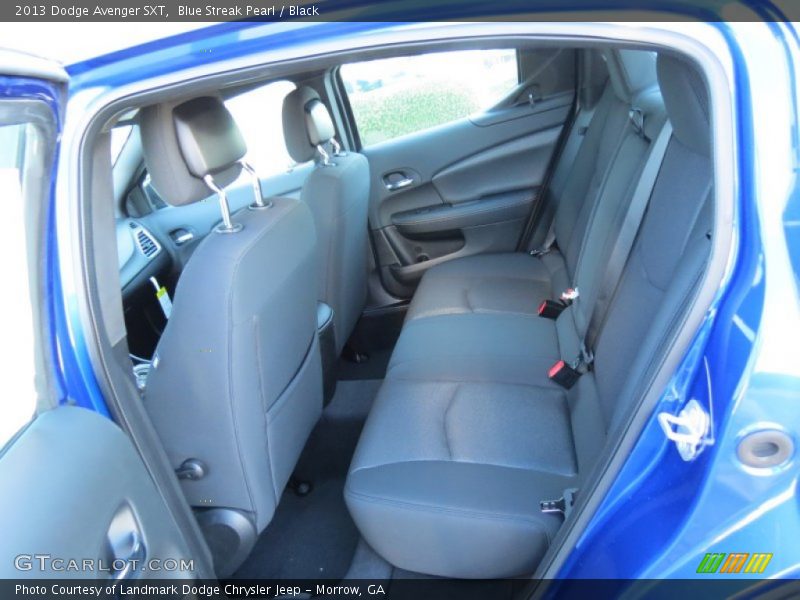 Blue Streak Pearl / Black 2013 Dodge Avenger SXT