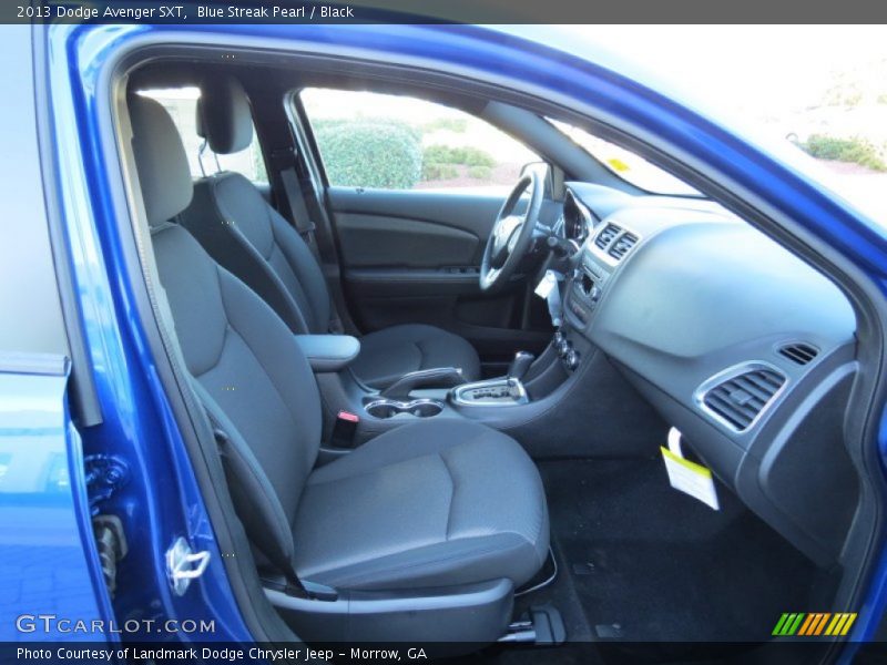 Blue Streak Pearl / Black 2013 Dodge Avenger SXT