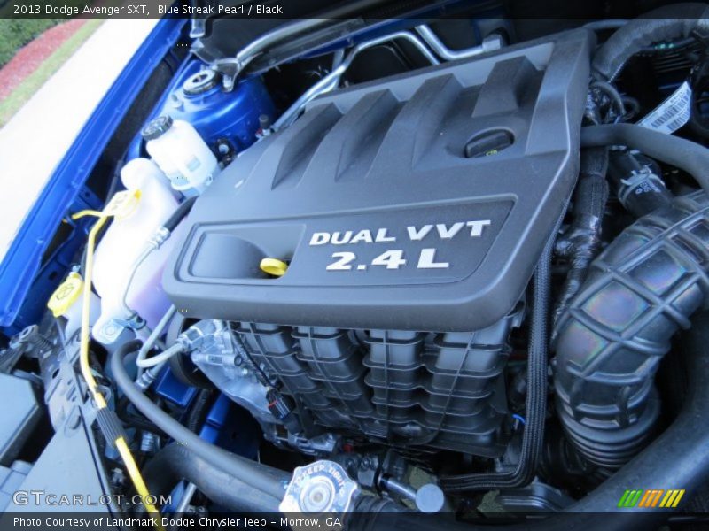 Blue Streak Pearl / Black 2013 Dodge Avenger SXT