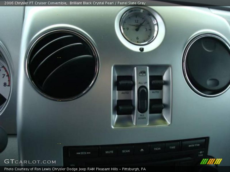 Brilliant Black Crystal Pearl / Pastel Slate Gray 2006 Chrysler PT Cruiser Convertible