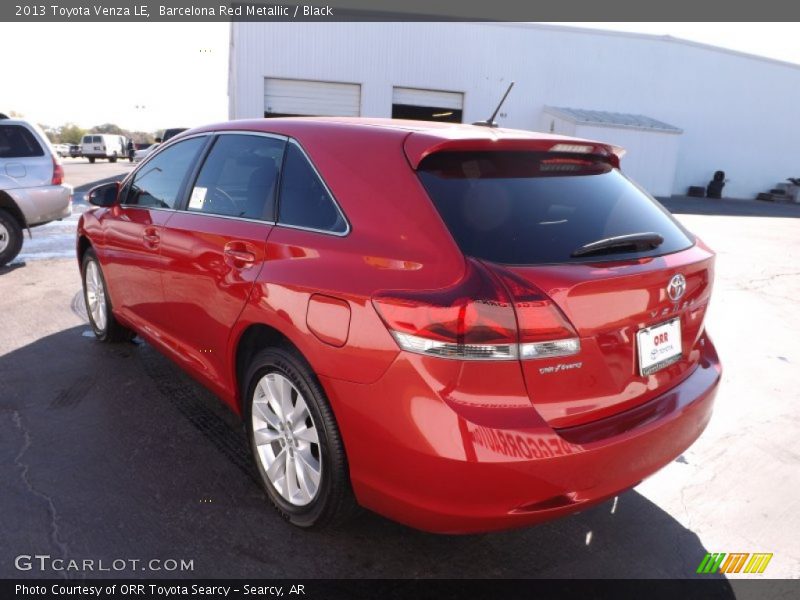 Barcelona Red Metallic / Black 2013 Toyota Venza LE