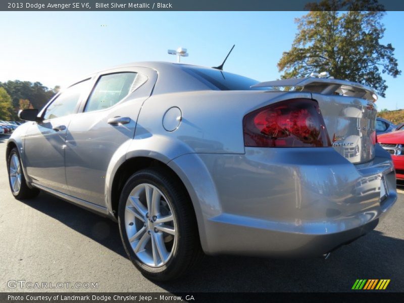 Billet Silver Metallic / Black 2013 Dodge Avenger SE V6