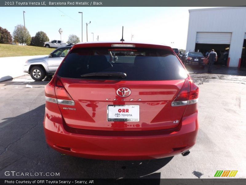Barcelona Red Metallic / Black 2013 Toyota Venza LE