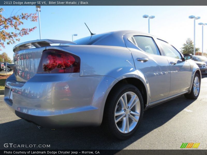 Billet Silver Metallic / Black 2013 Dodge Avenger SE V6
