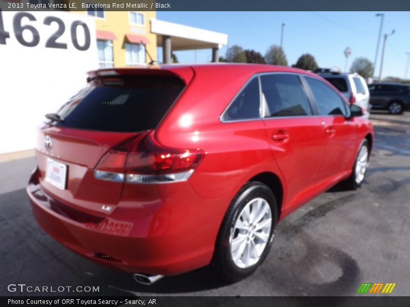 Barcelona Red Metallic / Black 2013 Toyota Venza LE