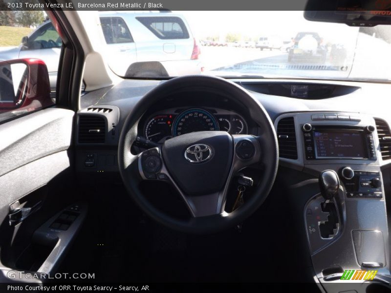 Barcelona Red Metallic / Black 2013 Toyota Venza LE