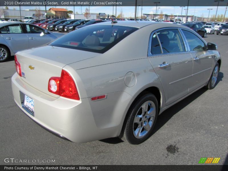 Gold Mist Metallic / Cocoa/Cashmere 2010 Chevrolet Malibu LS Sedan
