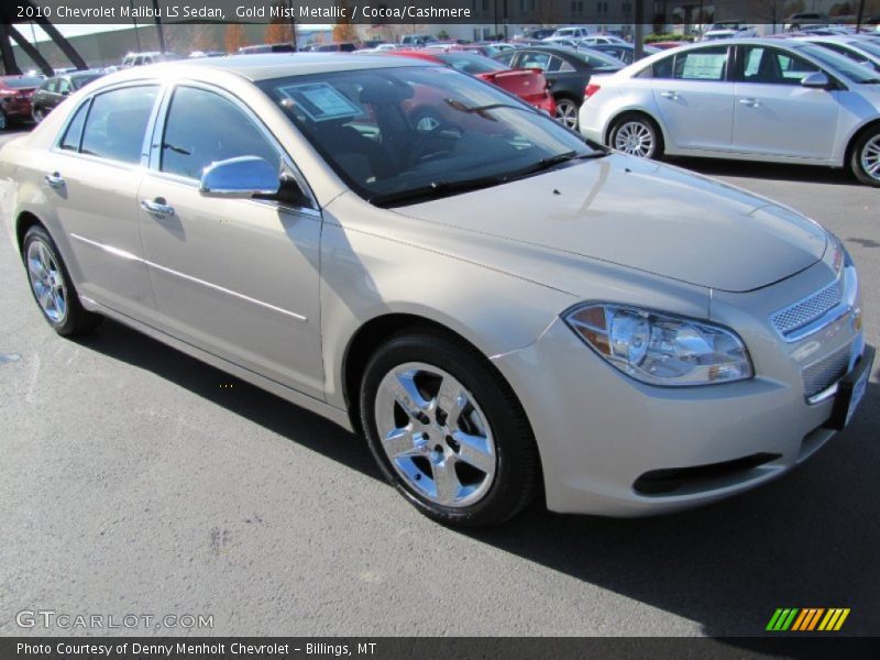 Gold Mist Metallic / Cocoa/Cashmere 2010 Chevrolet Malibu LS Sedan