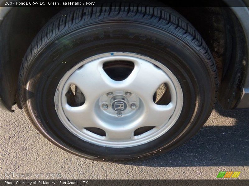 Green Tea Metallic / Ivory 2007 Honda CR-V LX