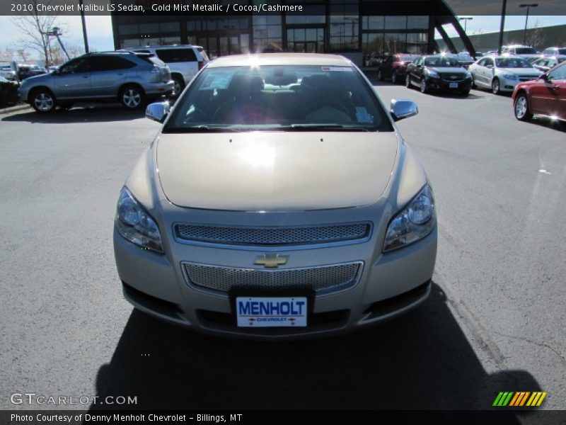 Gold Mist Metallic / Cocoa/Cashmere 2010 Chevrolet Malibu LS Sedan