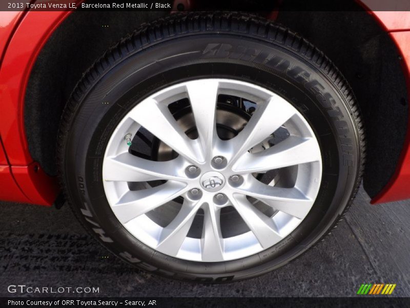 Barcelona Red Metallic / Black 2013 Toyota Venza LE