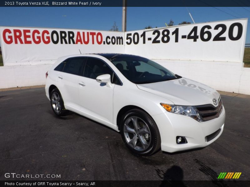 Blizzard White Pearl / Ivory 2013 Toyota Venza XLE