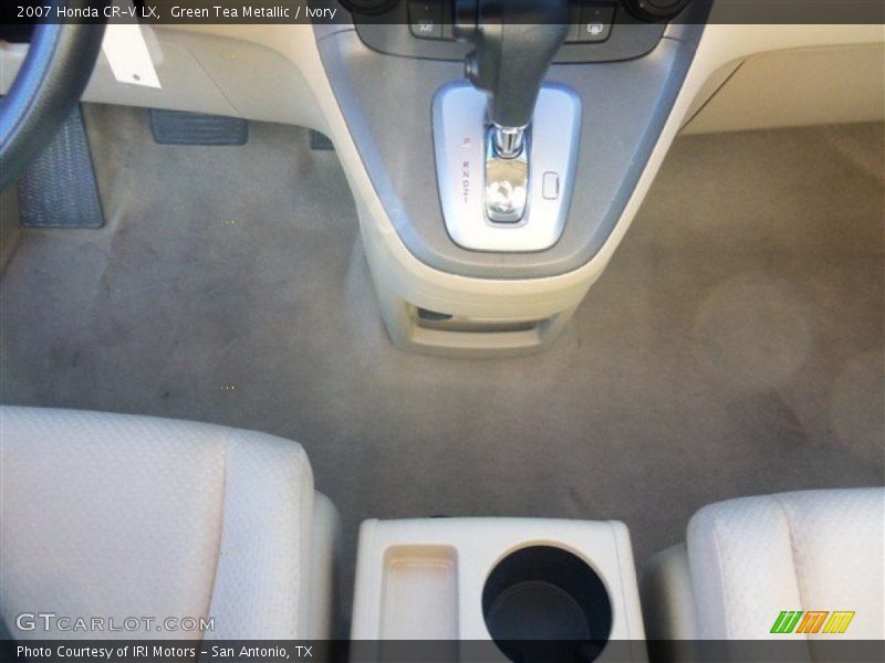 Green Tea Metallic / Ivory 2007 Honda CR-V LX