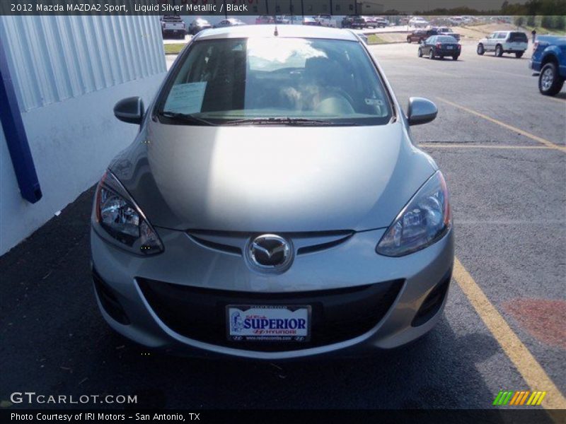 Liquid Silver Metallic / Black 2012 Mazda MAZDA2 Sport
