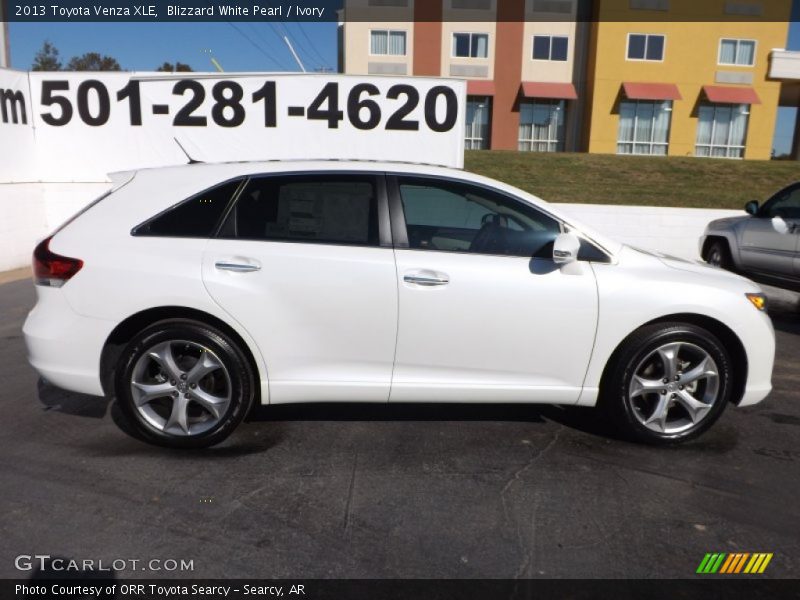 Blizzard White Pearl / Ivory 2013 Toyota Venza XLE