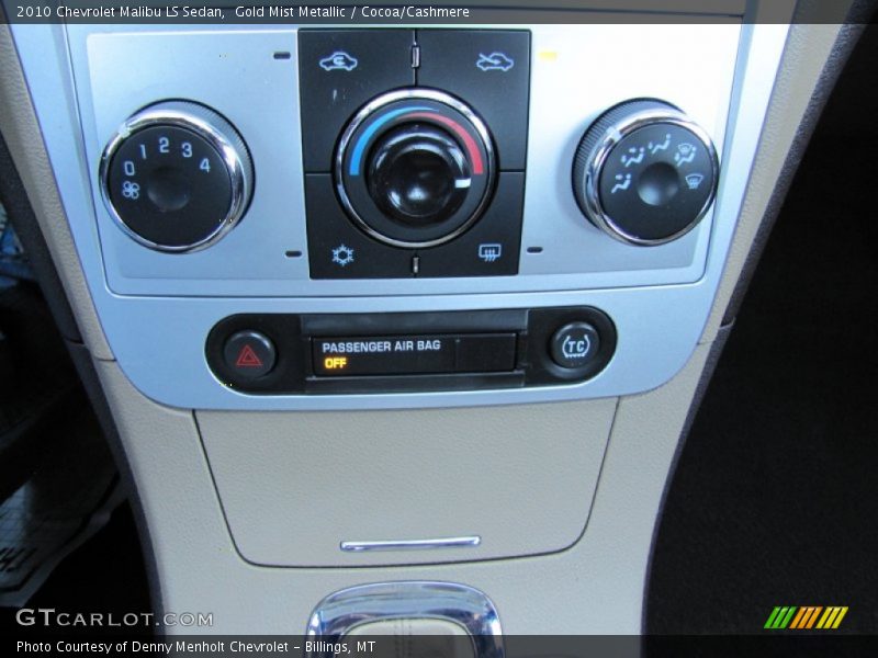 Gold Mist Metallic / Cocoa/Cashmere 2010 Chevrolet Malibu LS Sedan