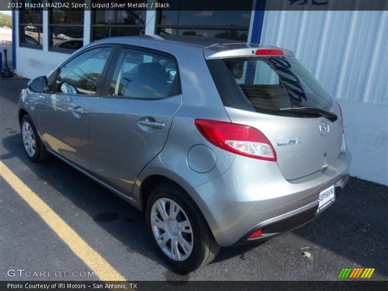 Liquid Silver Metallic / Black 2012 Mazda MAZDA2 Sport