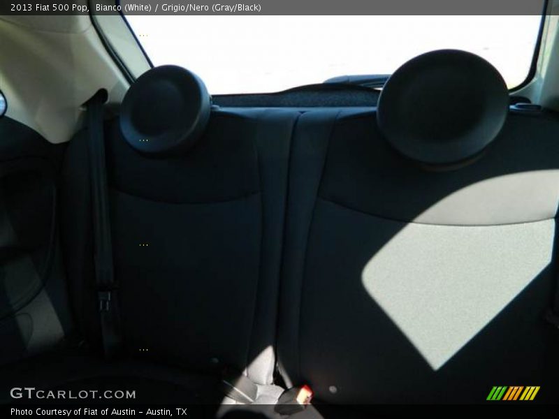 Bianco (White) / Grigio/Nero (Gray/Black) 2013 Fiat 500 Pop