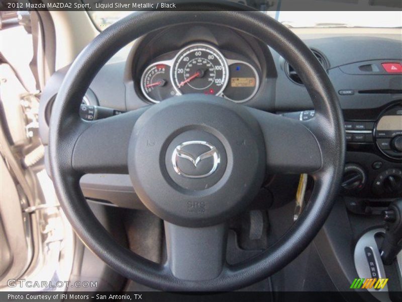 Liquid Silver Metallic / Black 2012 Mazda MAZDA2 Sport