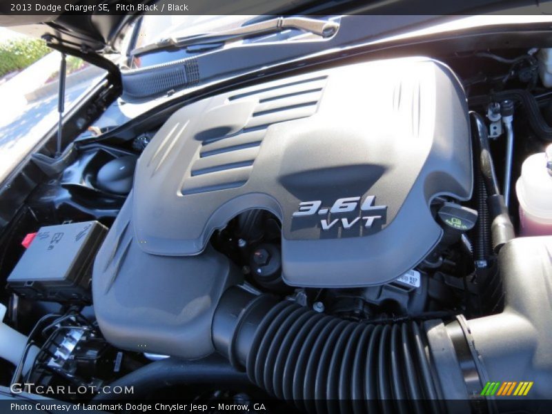 Pitch Black / Black 2013 Dodge Charger SE