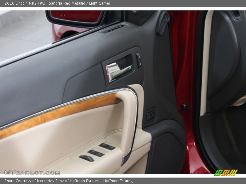 Sangria Red Metallic / Light Camel 2010 Lincoln MKZ FWD