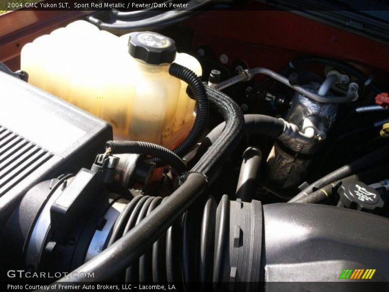 Sport Red Metallic / Pewter/Dark Pewter 2004 GMC Yukon SLT