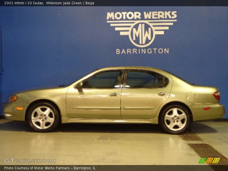 Millenium Jade Green / Beige 2001 Infiniti I 30 Sedan