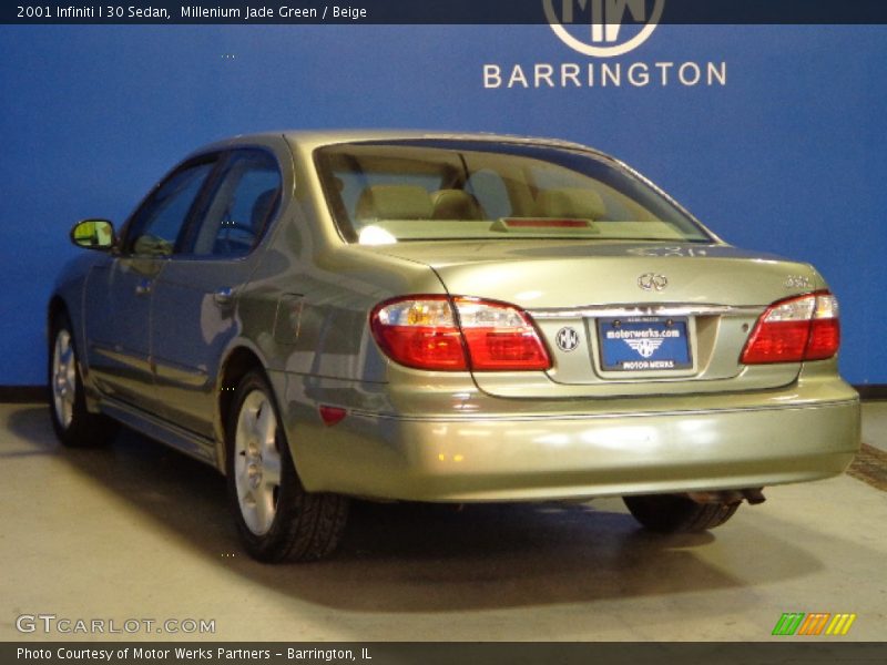 Millenium Jade Green / Beige 2001 Infiniti I 30 Sedan
