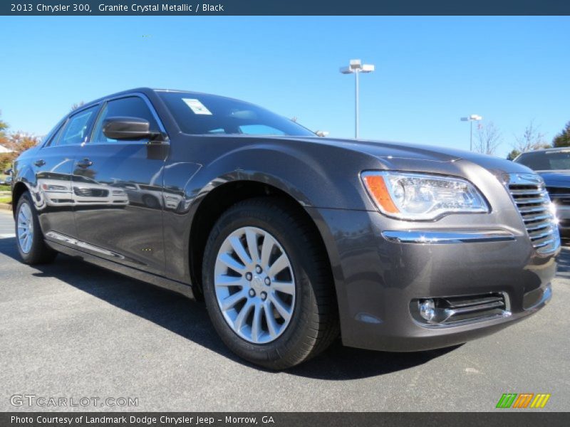Granite Crystal Metallic / Black 2013 Chrysler 300