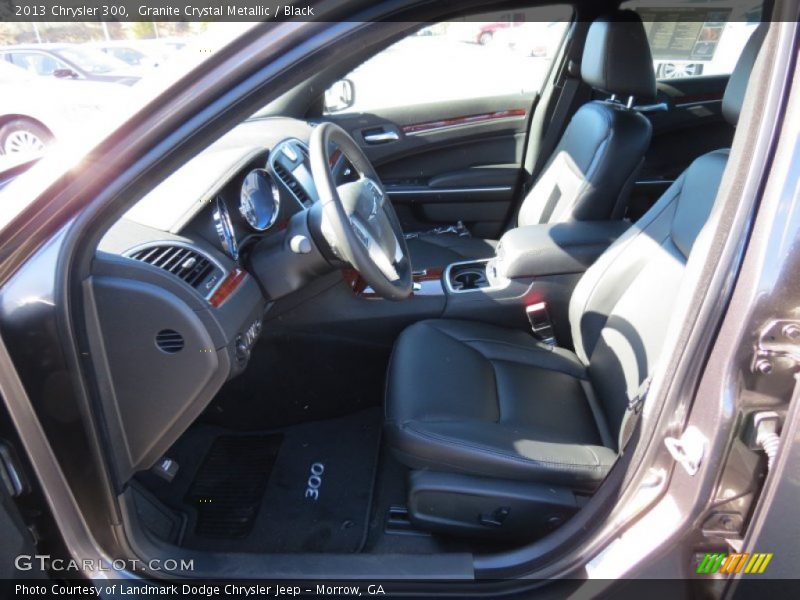 Granite Crystal Metallic / Black 2013 Chrysler 300