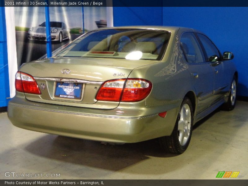 Millenium Jade Green / Beige 2001 Infiniti I 30 Sedan