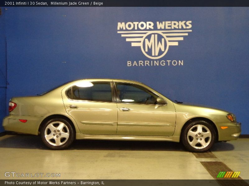 Millenium Jade Green / Beige 2001 Infiniti I 30 Sedan