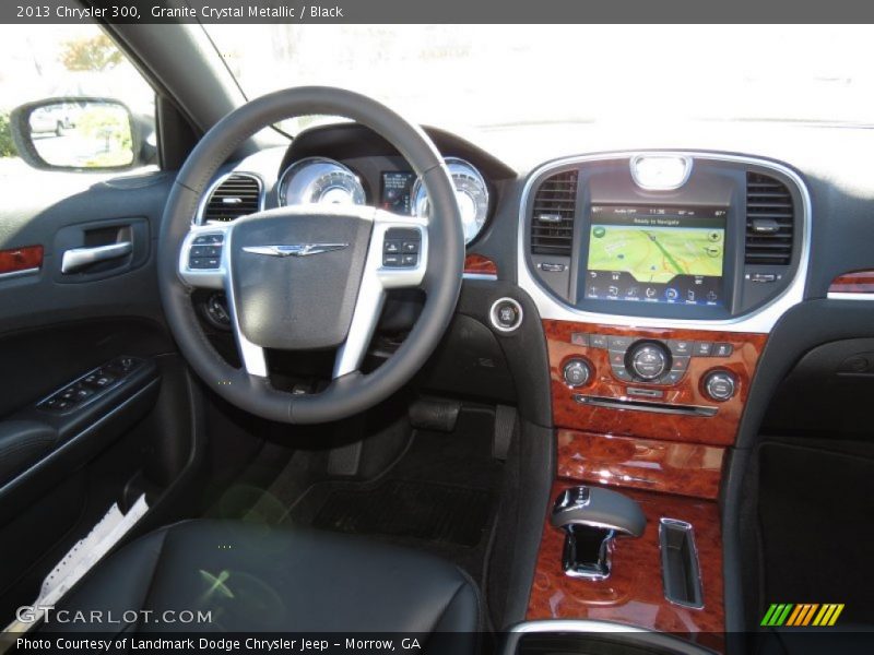 Granite Crystal Metallic / Black 2013 Chrysler 300