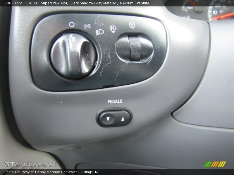 Dark Shadow Grey Metallic / Medium Graphite 2002 Ford F150 XLT SuperCrew 4x4