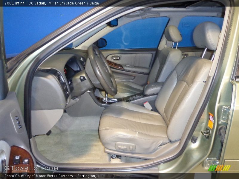 Millenium Jade Green / Beige 2001 Infiniti I 30 Sedan