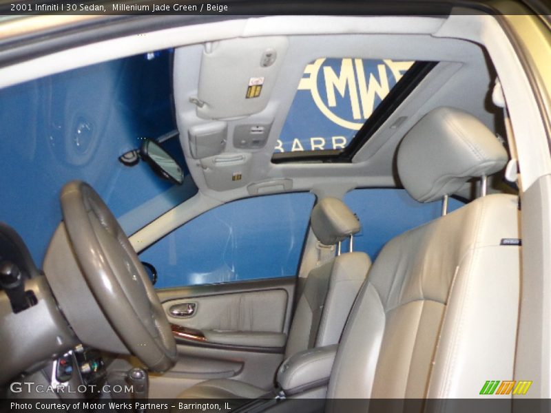 Millenium Jade Green / Beige 2001 Infiniti I 30 Sedan