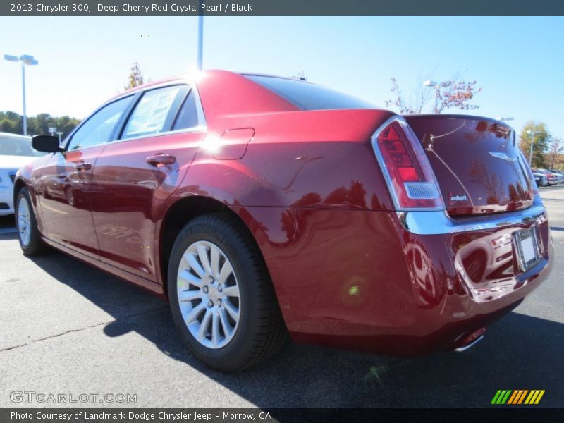 Deep Cherry Red Crystal Pearl / Black 2013 Chrysler 300