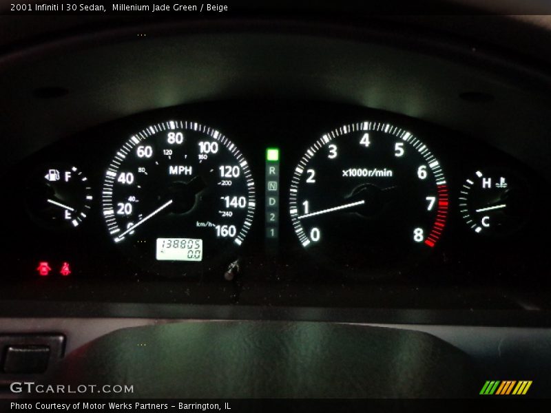 Millenium Jade Green / Beige 2001 Infiniti I 30 Sedan