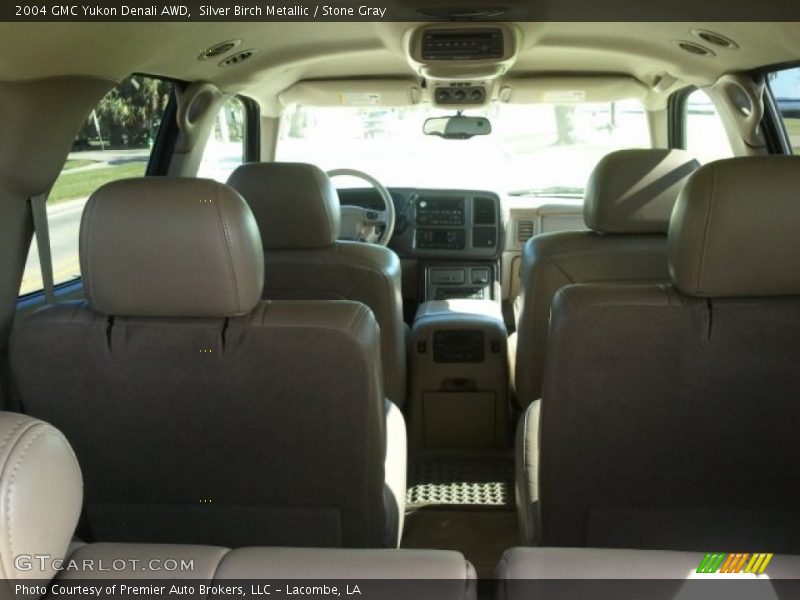 Silver Birch Metallic / Stone Gray 2004 GMC Yukon Denali AWD