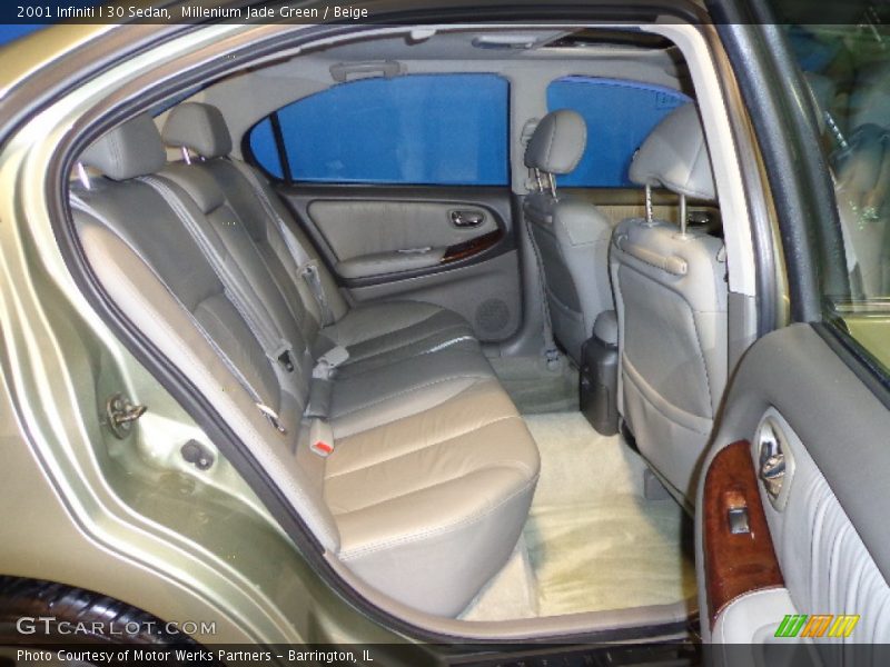 Millenium Jade Green / Beige 2001 Infiniti I 30 Sedan