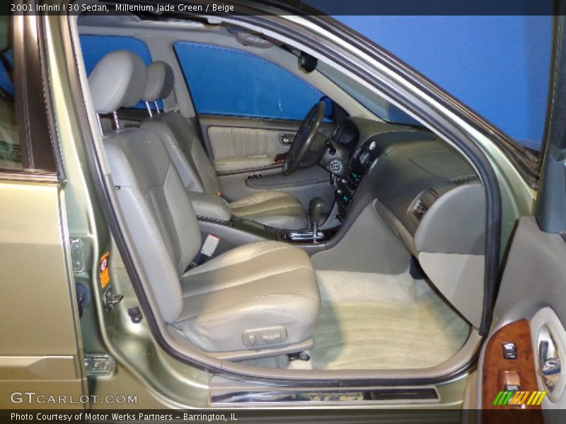 Millenium Jade Green / Beige 2001 Infiniti I 30 Sedan