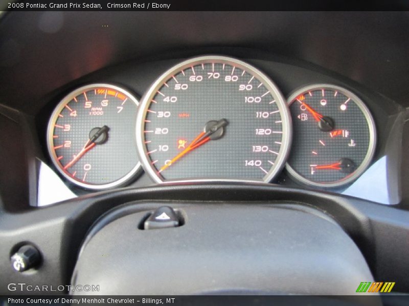  2008 Grand Prix Sedan Sedan Gauges