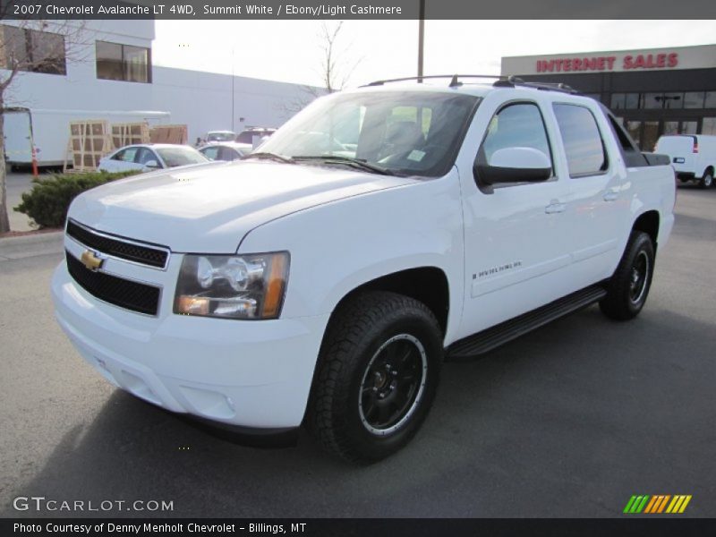 Summit White / Ebony/Light Cashmere 2007 Chevrolet Avalanche LT 4WD