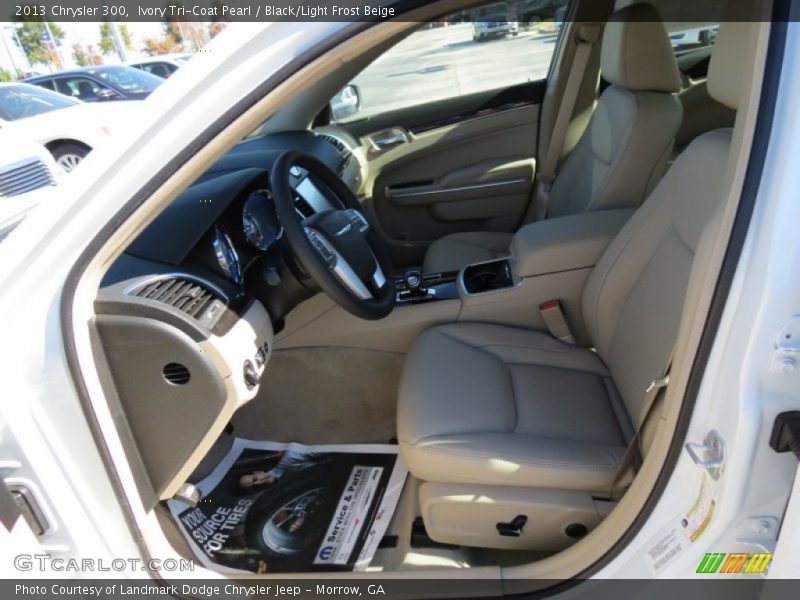 Ivory Tri-Coat Pearl / Black/Light Frost Beige 2013 Chrysler 300