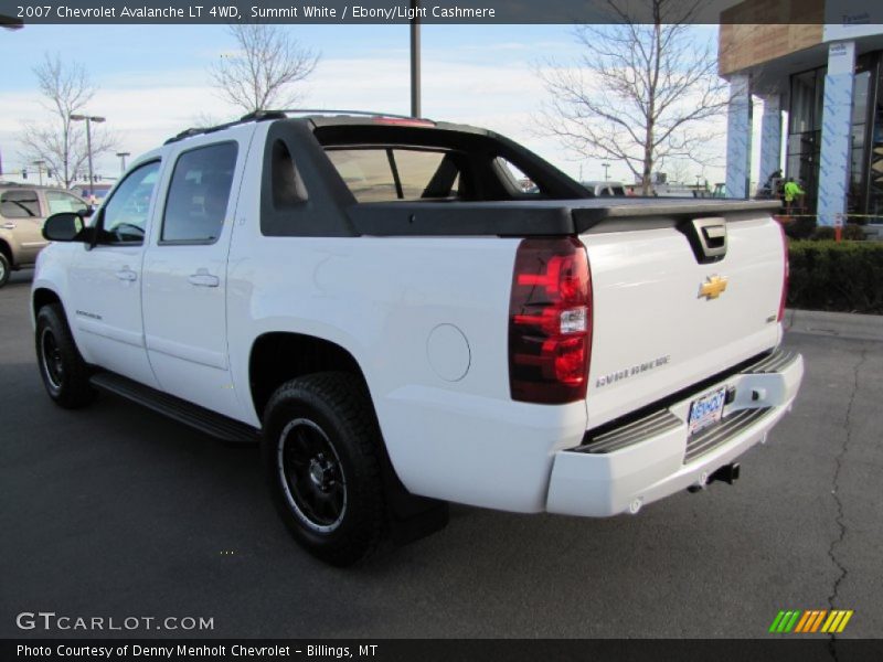 Summit White / Ebony/Light Cashmere 2007 Chevrolet Avalanche LT 4WD