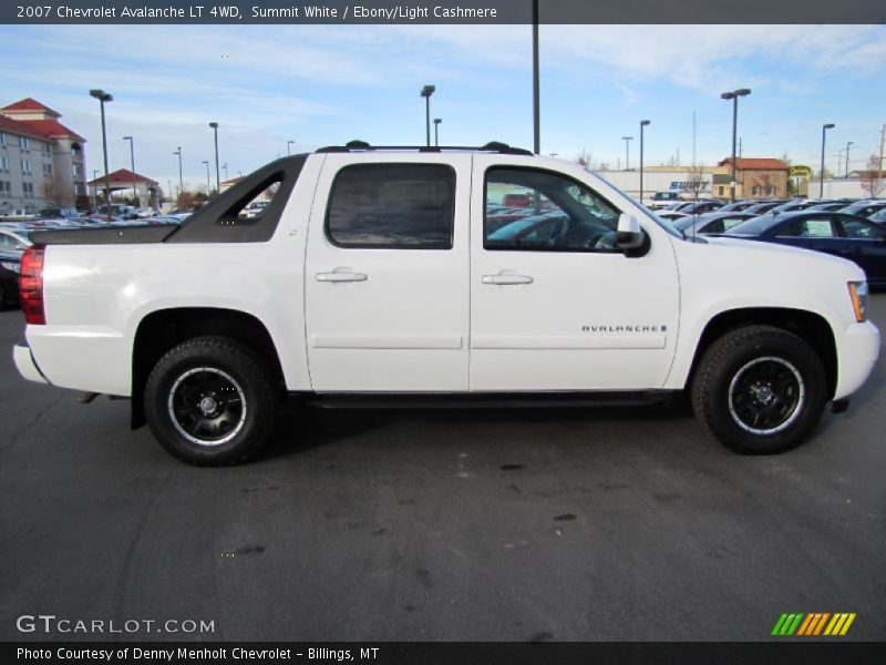 Summit White / Ebony/Light Cashmere 2007 Chevrolet Avalanche LT 4WD