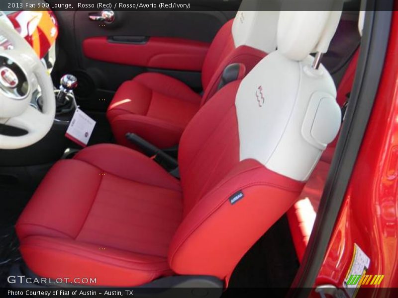 Front Seat of 2013 500 Lounge