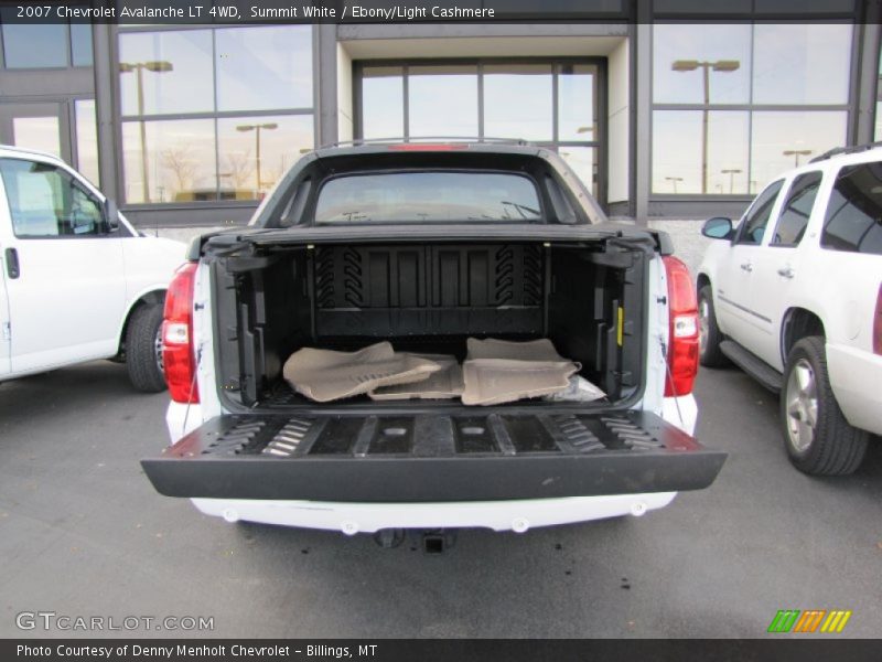Summit White / Ebony/Light Cashmere 2007 Chevrolet Avalanche LT 4WD